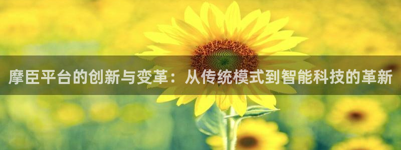 伟德国际1946体育2官网入口：摩臣平台的创新与变革：从传统模式到智能科技的革新