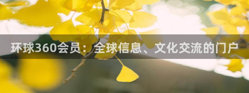伟德国际1946体育注册平台：环球360会员：全球信息、文化交流的门户