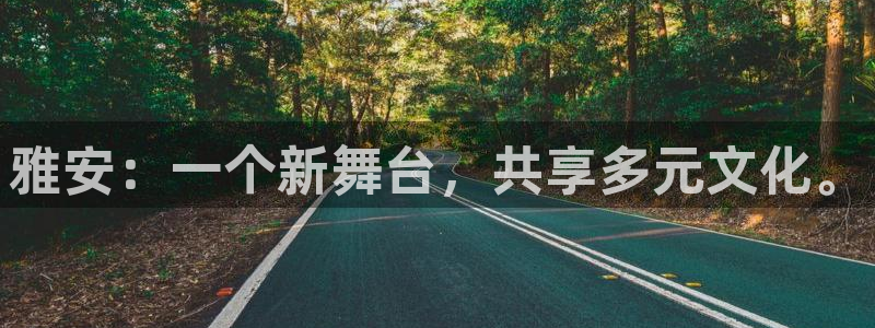 伟德国际1946体育注册平台：雅安：一个新舞台，共享多元文化。