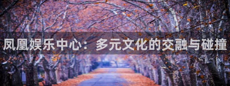 伟德国际1946体育凯捷代理注册：凤凰娱乐中心：多元文化的交融与碰撞