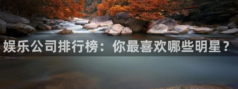 伟德国际1946体育注册代理：娱乐公司排行榜：你最喜欢哪些明星？